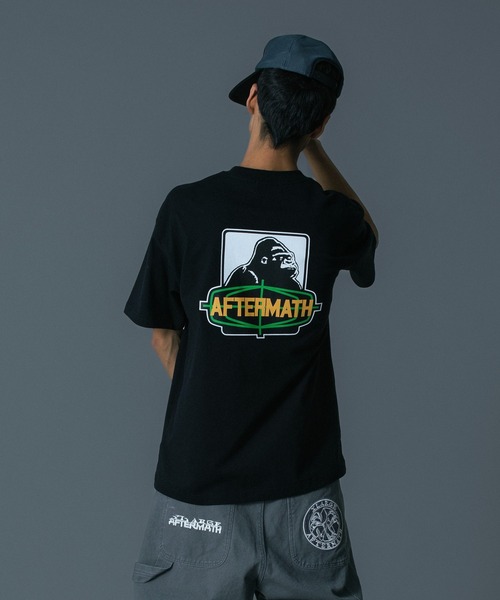 AFTERMATH(アフターマス)の「XLARGE×AFTERMATH S/S TEE(Tシャツ/カットソー・メンズ・ホワイト/ブラック・XL/L/M/S)」の9枚目の写真
