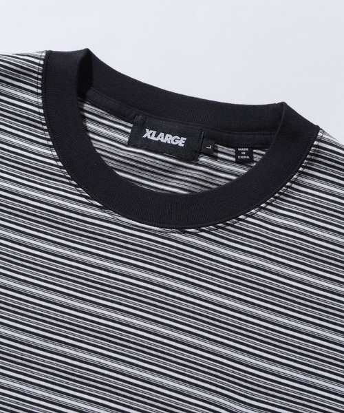 XLARGE（エクストララージ）の「STRIPE L/S TEE（Tシャツ/カットソー・メンズ・ブラック/ネイビー/バーガンディー・M/S/XL/L）」の13枚目の写真