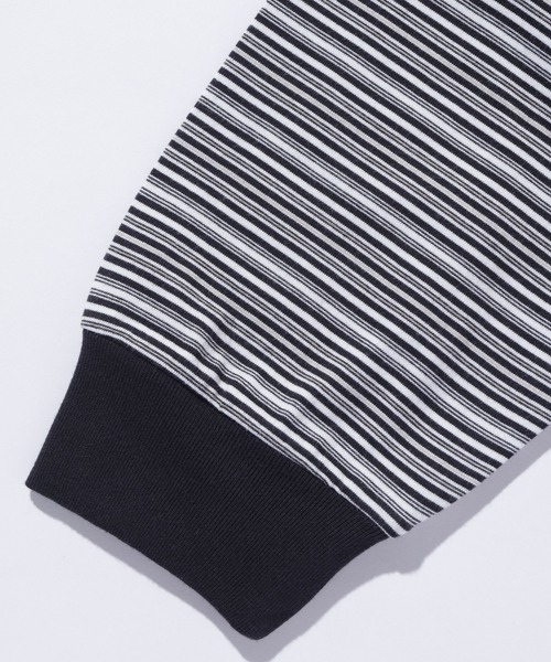 XLARGE（エクストララージ）の「STRIPE L/S TEE（Tシャツ/カットソー・メンズ・ブラック/ネイビー/バーガンディー・M/S/XL/L）」の14枚目の写真