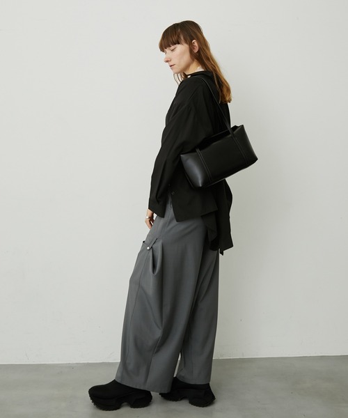 uyu.(ウユ)の「2WAY マグネットフラップ 肩がけショルダーバッグ/ハンドバッグ(ハンドバッグ・レディース・ブラック/ブラウン・FREE)」の17枚目の写真