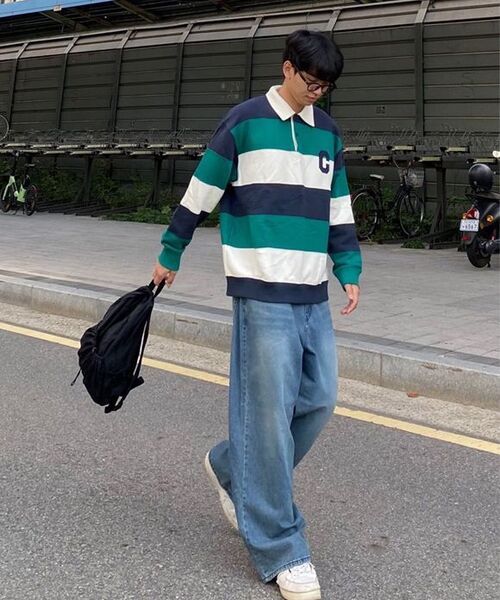 REFLYPERKY(リフライパーキー)の「LA8614アメイズフローワイドデニム(MESSY BLUE)(デニムパンツ・メンズ・その他・SMALL/X-SMALL/L(32)/M(30)/XL(34))」の14枚目の写真