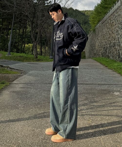 REFLYPERKY(リフライパーキー)の「LA8614アメイズフローワイドデニム(MESSY BLUE)(デニムパンツ・メンズ・その他・SMALL/X-SMALL/L(32)/M(30)/XL(34))」の16枚目の写真