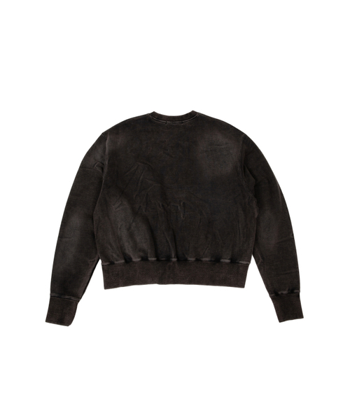 MEA（メア）の「VINTAGE WASHED LIP SWEATSHIRT [BLACK]（スウェット・レディース・その他・2/3）」の2枚目の写真