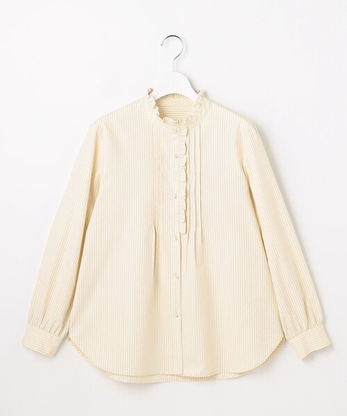 ANY SIS（エニィスィス）の「フリルスタンド シャツ（シャツ/ブラウス・レディース・ホワイト系/スカイブルー系1/ライトイエロー系1・X-LARGE）」の16枚目の写真