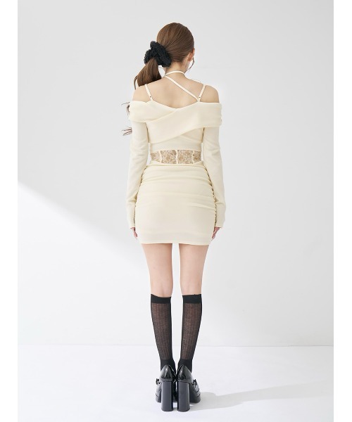 ダーリッチ　新品未使用タグ付き　コルセットレースカットミニワンピース コルセットレースカットミニワンピース（ワンピース）｜Darich