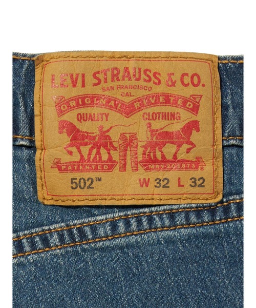 Levi's(リーバイス)の「Levi's/リーバイス COOLコレクション 502(TM) テーパード ジーンズ ミディアムインディゴ(デニムパンツ・メンズ・ダークインディゴブルー・W32 L32/W31 L32/W30 L32/W29 L32/W28 L32/W36 L32/W34 L32/W33 L32)」の8枚目の写真