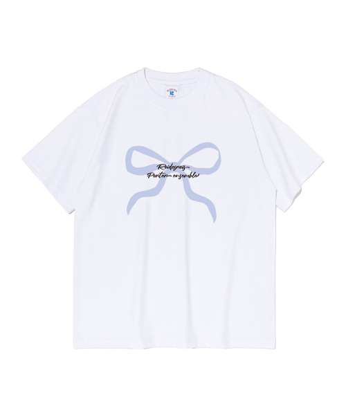 ROIDESROIS(ロワデロワ)の「リボンプリントオーバーサイズ半袖Tシャツ(ホワイト)(Tシャツ/カットソー・レディース・その他・S/M/L/2XL/XL)」の7枚目の写真