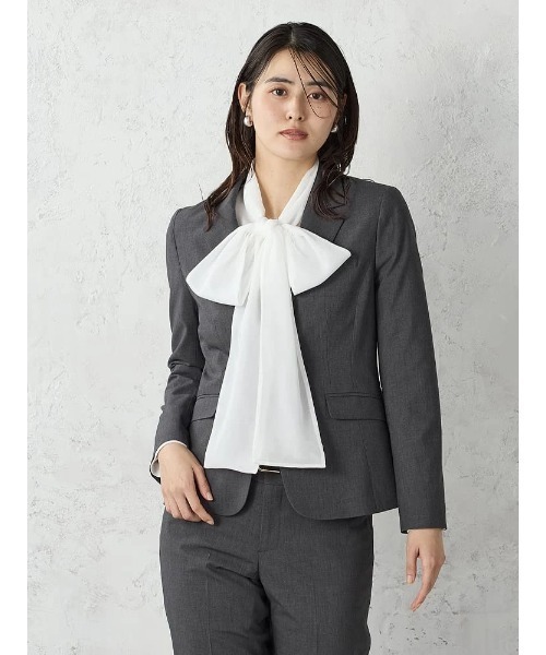 Perfect Suit FActory(パーフェクトスーツファクトリー)の「プレーンスーツ テーラードジャケット【dazzlin × P.S.FA】グレー/ネイビー(その他アウター・レディース・グレー/ネイビー・S/M/L/LL)」の21枚目の写真