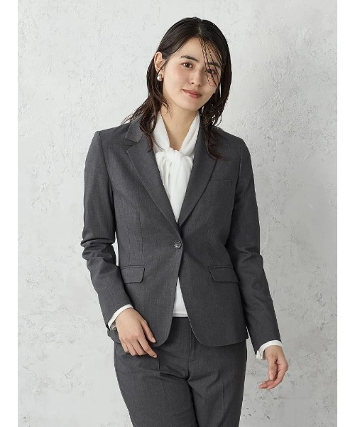 Perfect Suit FActory(パーフェクトスーツファクトリー)の「プレーンスーツ テーラードジャケット【dazzlin × P.S.FA】グレー/ネイビー(その他アウター・レディース・グレー/ネイビー・S/M/L/LL)」の22枚目の写真