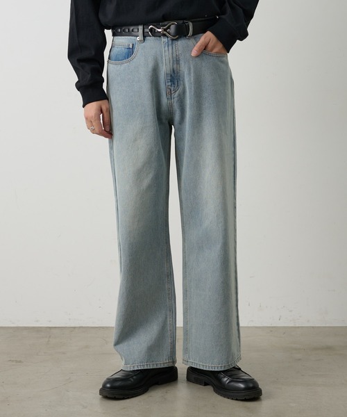 COLONY 2139（コロニートゥーワンスリーナイン）の「ヴィンテージライクルーズストレートデニムパンツ（デニムパンツ・メンズ・ブルー/ブラック/サックスブルー・SMALL/MEDIUM/LARGE）」の3枚目の写真