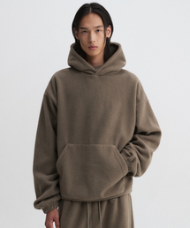 DEFINE（ディファイン）の「ベースフリースフードパーカー ベージュ（パーカー）」