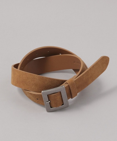 JEANASIS（ジーナシス）の「フレームバックルベルト/634535（ベルト・レディース・ベージュ系その他/ブラック系その他/ブラック・FREE）」の3枚目の写真