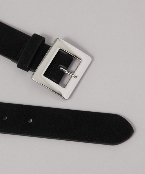 JEANASIS（ジーナシス）の「フレームバックルベルト/634535（ベルト・レディース・ベージュ系その他/ブラック系その他/ブラック・FREE）」の5枚目の写真