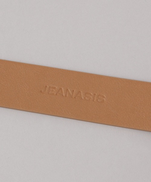 JEANASIS（ジーナシス）の「フレームバックルベルト/634535（ベルト・レディース・ベージュ系その他/ブラック系その他/ブラック・FREE）」の7枚目の写真