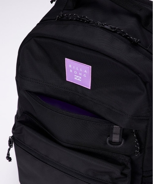 BILLABONG(ビラボン)の「BILLABONG/ビラボン バックパック レインカバー付き 30L BG011942(バックパック/リュック・メンズ・ブラック×ホワイト/ブラック×ブラック/ブラック×パープル/ブラック×ブルー・FREE)」の14枚目の写真
