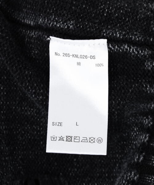 DANKE SCHON(ダンケシェーン)の「DankeSchon/ダンケシェーン/ACID WASH TENJIKU CARDIGAN(カーディガン/ボレロ・レディース・ブラック/ベージュ・L/M)」の3枚目の写真