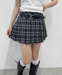 PHILLY | 《2点SET》ベルトセットチェックミニスカート(スカート)