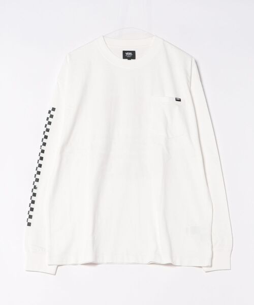 VANS(バンズ)の「VANSアパレル(WJ) ヴァンズ M Say Something L TEE ロングスリーブ 126R1022000 ABC-MART限定 WHITE(Tシャツ/カットソー・メンズ・ホワイト・X-LARGE/LARGE/MEDIUM)」の1枚目の写真