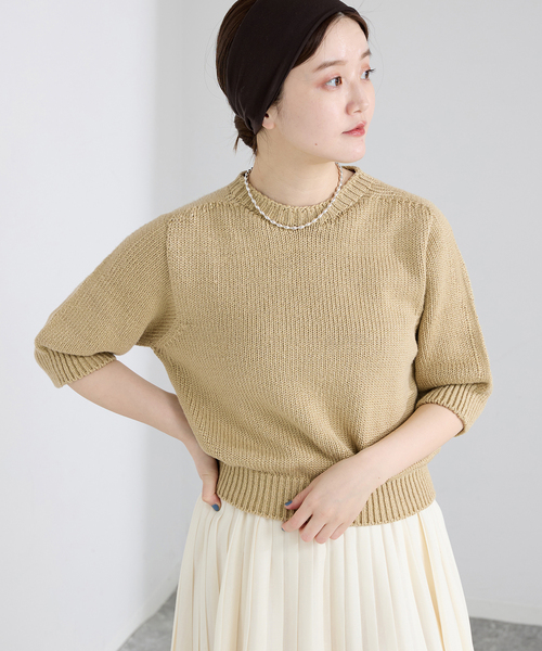 IENA POLISHコットンプルオーバー POLISHコットンプルオーバー（ニット/セーター）｜IENA（イエナ）の