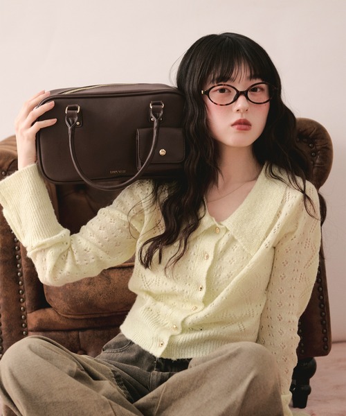 loin nuit(ロワンニュイ)の「multi way boston bag / マルチウェイボストンバッグ(ボストンバッグ・レディース・ライトブルー/ブラウン/レッド・FREE)」の21枚目の写真