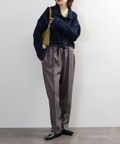 BIG MIKE(ビッグマイク)の「BIG MIKE ピンタックトロピカルパンツ(スラックス・メンズ・グレー/ブラック・XL/M/L)」の9枚目の写真