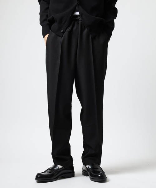 BIG MIKE(ビッグマイク)の「BIG MIKE ピンタックトロピカルパンツ(スラックス・メンズ・グレー/ブラック・XL/M/L)」の10枚目の写真