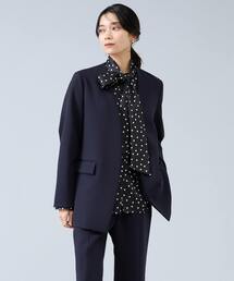 Liesse（リエス）の「Vカラージャケット（ノーカラージャケット）」