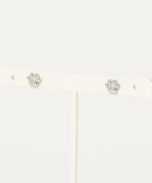 gargle(ガーグル)の「gargle ガーグル:STAINLESS ステンレスシリーズ 肉球 ねこ ネコ ピアス(ピアス(両耳用)・レディース・シルバー/ゴールド・FREE)」の8枚目の写真