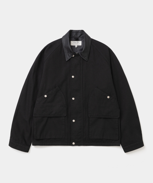 UNIFORM BRIDGE(ユニフォームブリッジ)の「short hunting field jacket black(デニムジャケット・メンズ・その他・SMALL/MEDIUM/LARGE/X-LARGE/XX-LARGE)」の1枚目の写真