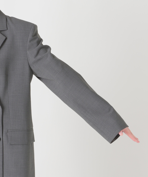 journal standard L'essage（ジャーナルスタンダードレサージュ）の「《セットアップ可》【金子綾さん着用】LANA ダブルブレストジャケット（テーラードジャケット・レディース・ブラウン/グレー・FREE）」の18枚目の写真