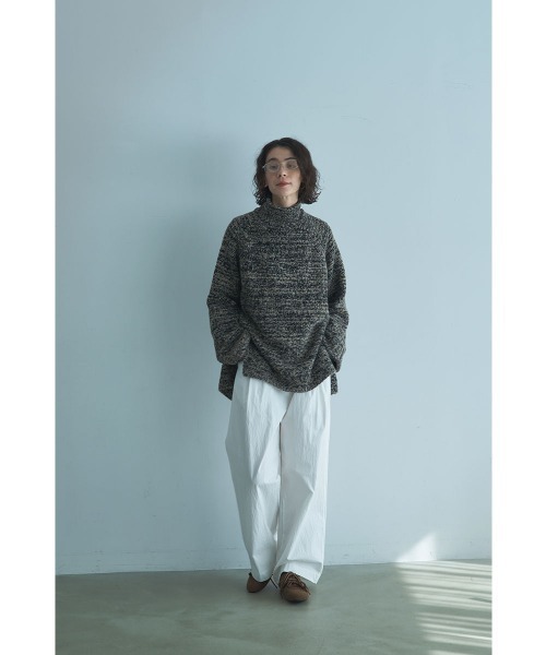 marjour（マージュール）の「MELANGE BOTTLE NECK KNIT（ニット/セーター・レディース・モカ・M）」の21枚目の写真