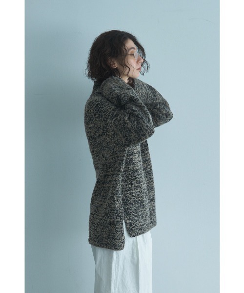 marjour（マージュール）の「MELANGE BOTTLE NECK KNIT（ニット/セーター・レディース・モカ・M）」の15枚目の写真