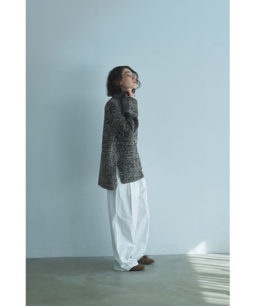 marjour（マージュール）の「MELANGE BOTTLE NECK KNIT（ニット/セーター・レディース・モカ・M）」の16枚目の写真