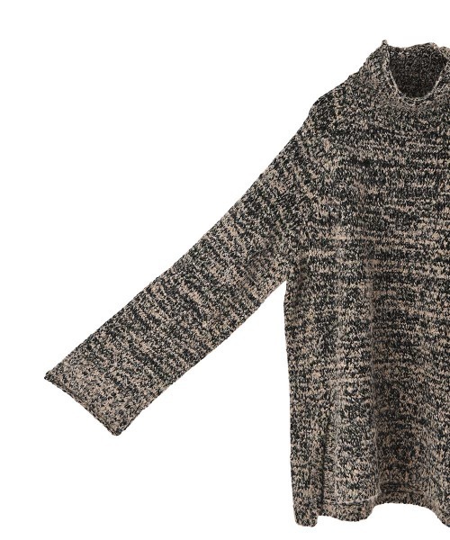 marjour（マージュール）の「MELANGE BOTTLE NECK KNIT（ニット/セーター・レディース・モカ・M）」の9枚目の写真