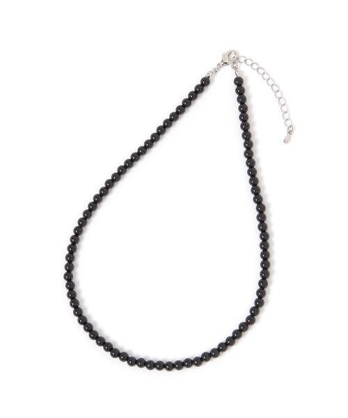 BAYFLOW(ベイフロー)の「ビーズチェーンセットネックレス(ネックレス・レディース・オレンジ/ブラック・FREE)」の5枚目の写真