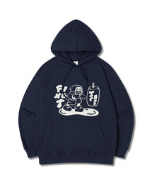 TOPBOY（トップボーイ）の「ブロウフィスト オーバーサイズ プリンティング フードスウェットシャツ（パーカー）」