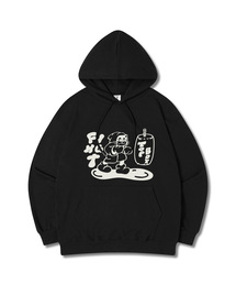 TOPBOY（トップボーイ）の「ブロウフィスト オーバーサイズ プリンティング フードスウェットシャツ（パーカー）」