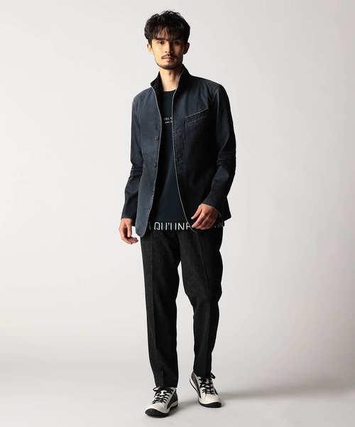 NICOLE CLUB FOR MEN(ニコルクラブフォーメン)の「ワッフルサッカープリント イージースラックス(その他パンツ・メンズ・シルバーグレー/グレー系/ブラック・SMALL/MEDIUM/LARGE/X-LARGE)」の6枚目の写真