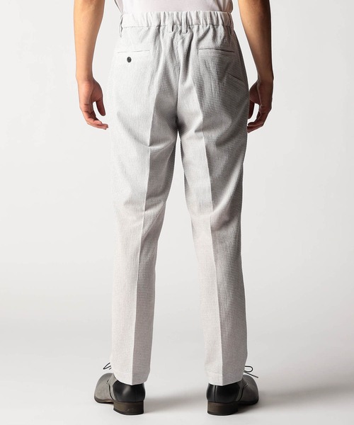 NICOLE CLUB FOR MEN(ニコルクラブフォーメン)の「ワッフルサッカープリント イージースラックス(その他パンツ・メンズ・シルバーグレー/グレー系/ブラック・SMALL/MEDIUM/LARGE/X-LARGE)」の7枚目の写真