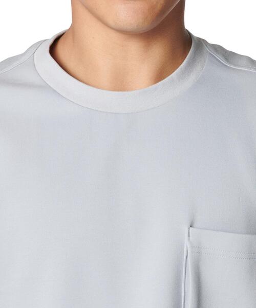 UNDER ARMOUR(アンダーアーマー)の「UAポケット ショートスリーブ Tシャツ(ライフスタイル/メンズ)(Tシャツ/カットソー・メンズ・グレー・L/2XL/M/S/XL/3XL)」の4枚目の写真