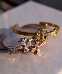 IRIEBEACH（アイリービーチ）の「cross bangle/【ハワイアンジュエリー】【サージカルステンレス】【金属アレルギー対応】【IRIEBEACH / アイリービーチ】つけっぱなしOK（バングル/リストバンド）」