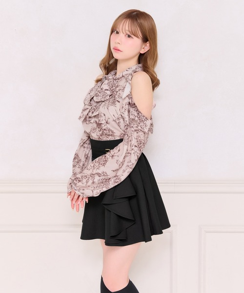 apres jour(アプレジュール)の「ホルターネックボウタイブラウス(シャツ/ブラウス・レディース・ネイビー/ホワイト系その他/ピンクベージュ・フリー/X-LARGE)」の18枚目の写真
