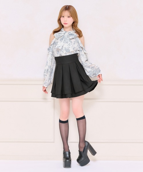 apres jour(アプレジュール)の「ホルターネックボウタイブラウス(シャツ/ブラウス・レディース・ネイビー/ホワイト系その他/ピンクベージュ・フリー/X-LARGE)」の16枚目の写真