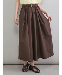 Mila Owen（ミラオーウェン）の「ウエストゴムタックフレアスカート（スカート）」