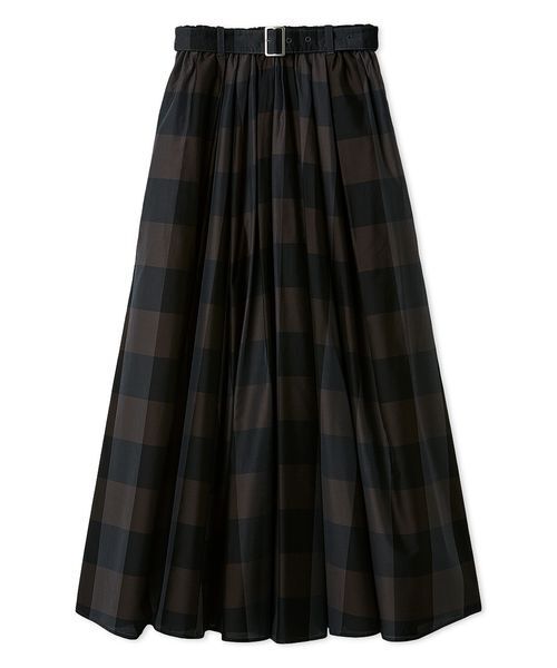 Mila Owen(ミラオーウェン)の「ウエストゴムタックフレアスカート(スカート・レディース・ブラウン/アイボリー/チェック・00/1/0)」の21枚目の写真