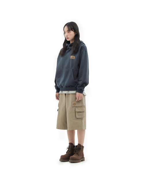 DEFGARMENTS（デフグラメンツ）の「CRACK LOGO SWEAT HOOD [NAVY]（パーカー・レディース・その他・MEDIUM/LARGE）」の9枚目の写真