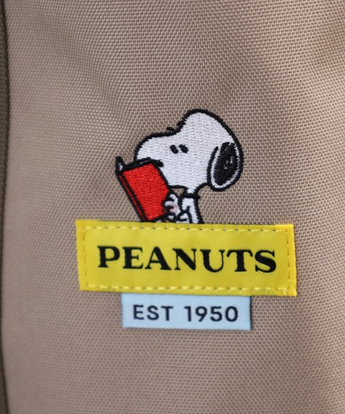 SNOOPY(スヌーピー)の「SNOOPY スヌーピー ドラムショルダーバッグ 巾着 RE-PET(ショルダーバッグ・レディース・ブラック/ベージュ/グレー・FREE)」の10枚目の写真