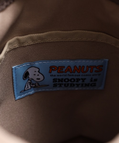 SNOOPY(スヌーピー)の「SNOOPY スヌーピー ドラムショルダーバッグ 巾着 RE-PET(ショルダーバッグ・レディース・ブラック/ベージュ/グレー・FREE)」の18枚目の写真
