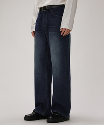 DEVELOVE（デヴローブ）の「ソフトフェイドセミワイドデニムパンツ_ブルー（デニムパンツ）」