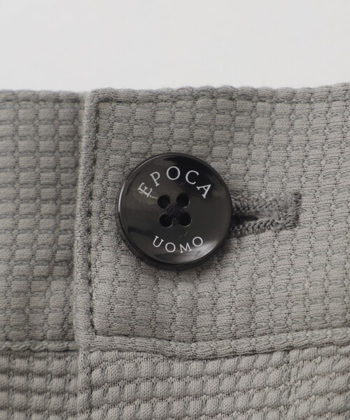 EPOCA UOMO(エポカウォモ)の「*Safari5月号掲載*ミニワッフルジャージーパンツ(その他パンツ・メンズ・ベージュ系その他/ブラック・46/48)」の9枚目の写真